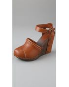 See By Chloé Closed Toe Wedge Sandals - Lyst