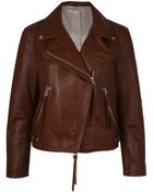 Acne Studios Rita Leather Biker Jacket - Lyst