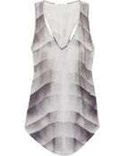 Helmut Lang Twisted-back Jersey Tank - Lyst