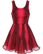 Felder Felder Enlarged Python-print Silk Dress - Lyst