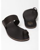 Acne Studios Mens Leather Agra Sandals - Lyst