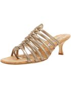 Manolo Blahnik Strappy Sandal - Lyst