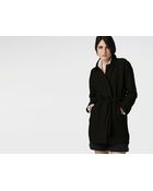 Horizontal Herringbone Belted Trench - Lyst