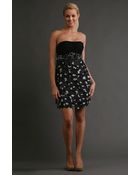 Sue Wong Two Toned Strapless Flower Petal Mini 50% Off - Lyst