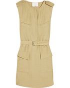 3.1 Phillip Lim Belted Twill Shirt Dress - Lyst