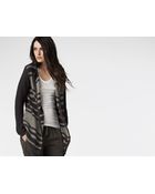 James Perse Baja Striped Cardigan - Lyst