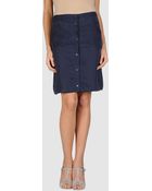 Mm6 By Maison Martin Margiela 3/4 Length Skirt - Lyst