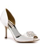 Badgley Mischka Lacie Open Toe Pumps - Lyst