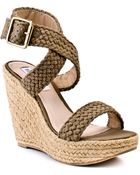 Steve Madden Fantastik - Khaki Fabric - Lyst