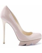 Camilla Skovgaard Stiletto Pump W/ Saw Sole & Wood Heel - Lyst