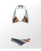 Missoni Crochet Knit Bandeau Bikini - Lyst