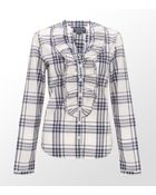 Ralph Lauren Dayne Ruffle Shirt - Lyst