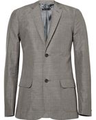 Marc By Marc Jacobs Plaid Linen Suit Jacket - Lyst