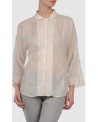 Jil Sander Long Sleeve Shirt - Lyst
