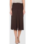 Lamberto Losani 3/4 Length Skirt - Lyst