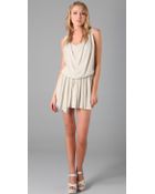 Alice + Olivia Felipa Draped Mini Dress - Lyst