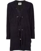 Acne Studios Coralline Leather Coat - Lyst