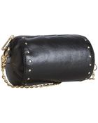 Botkier Black Leather Night Out Crossbody Clutch - Lyst