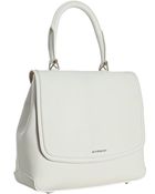 Givenchy White Lambskin Leather New Line Large Bag - Lyst