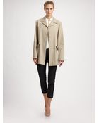 Jil Sander Three-button Patch Pocket Coat - Lyst
