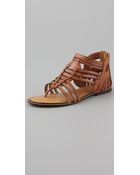 Diane von Furstenberg Kouiron Flat Gladiator Sandals - Lyst