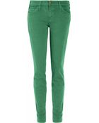 Current/Elliott The Ankle Mid-rise Skinny Jeans - Lyst