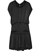 Theyskens' Theory Diza Washed-satin Dress - Lyst