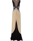Zac Posen Ombré Silk Gown - Lyst