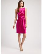 Calulla Lillibelle Stretch Silk Satin Dress - Lyst