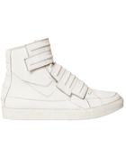 Givenchy Strap Calfskin High Top Sneakers - Lyst