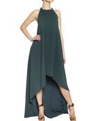 Lanvin Washed Silk Crepe Dress - Lyst