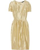 Dolce & Gabbana Crinkled Silk-twill Dress - Lyst