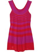 Sonia By Sonia Rykiel Striped Silk-knit Tank - Lyst
