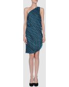 Halston Heritage Short Dress - Lyst