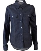 Helmut Lang Denim Shirt - Lyst