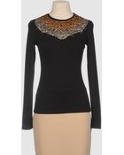 Donna Karan New York Long Sleeve T-shirt - Lyst