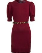 Fendi Puff Sleeve Dress - Lyst