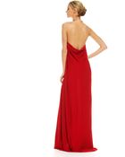 Michael Kors Metal Neck Jersey Gown - Lyst
