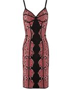 Z Spoke by Zac Posen Snakeskin-print Stretch-knit Dress - Lyst