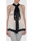 By Malene Birger Sleeveless T-shirt - Lyst