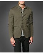John Varvatos Multi-button Twill Jacket - Lyst