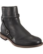 Bottega Veneta Plain Toe Wrap Boot - Lyst