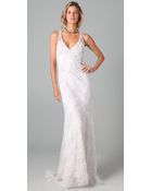 Reem Acra Sunset Boulevard Gown - Lyst