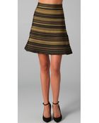 Hervé Léger A Line Skirt - Lyst