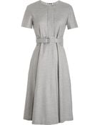 Jil Sander Belted Dress - Lyst