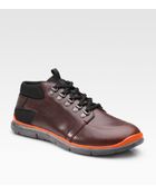 Prada Lace-up Leather Sneaker - Lyst