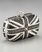 Alexander McQueen Skull-clasp Britannia Box Clutch - Lyst