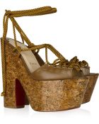 Christian Louboutin Jerry 160 Lace-up Leather Sandals - Lyst