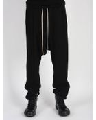 Rick Owens Mens Draw String Skirted Trouser - Lyst