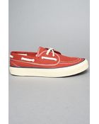 Sperry Top-sider The Seamate Boat Shoe in Red - Lyst